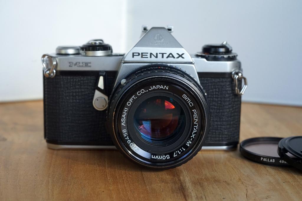 ✅ Pentax ME & SMC 50mm 1.7 , GETEST, Audio, Tv en Foto, Fotocamera's Analoog, Ophalen, Gebruikt, Spiegelreflex, Pentax