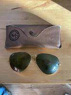 Ray-Ban Aviator Zonnebril met Hoesje, Gebruikt, Zonnebril, Ophalen of Verzenden, Ray-Ban