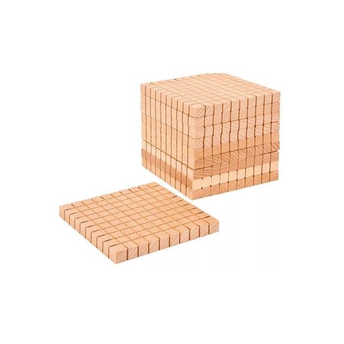 MAB vierkant van 100 cm3 10 stuks, Ophalen of Verzenden, Nieuw, Rekenen