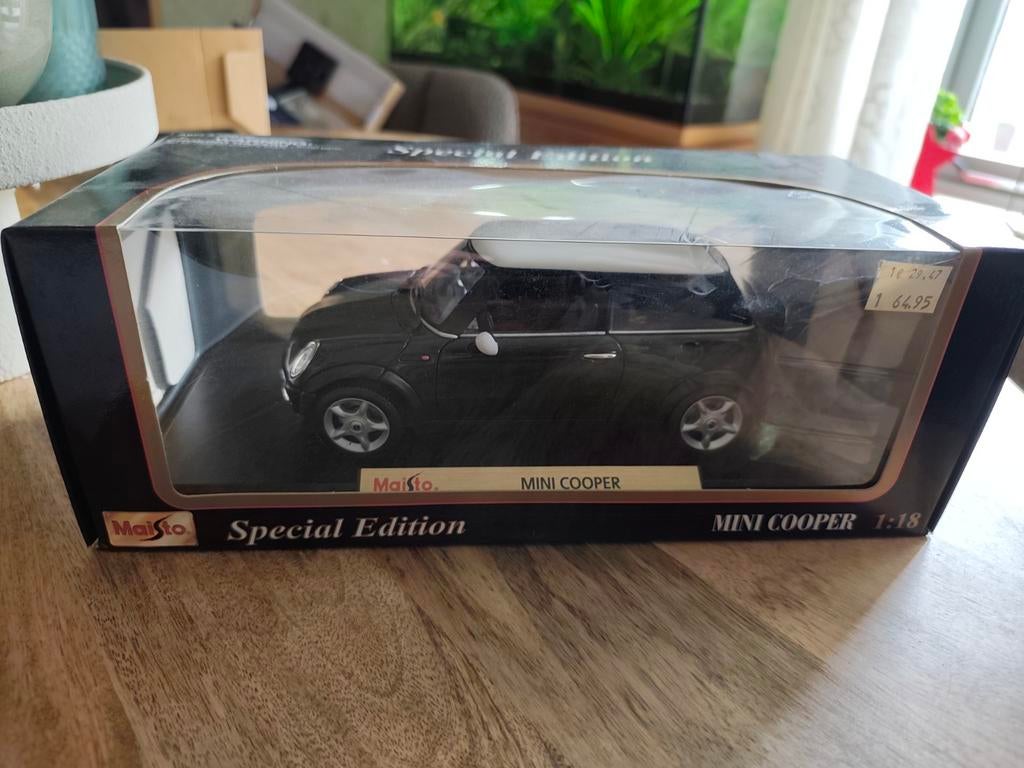 Maisto Mini Cooper Special Edition 1:18 Modelauto, Ophalen, Zo goed als nieuw, Maisto