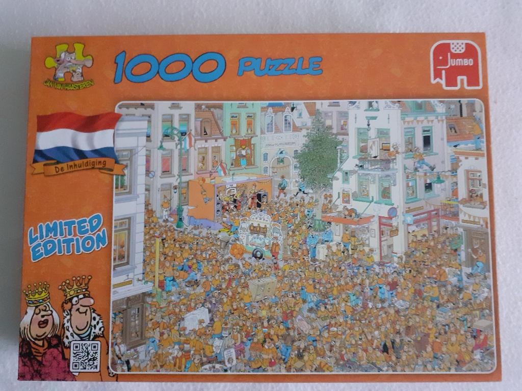 Jan van Haasteren legpuzzel, Hobby en Vrije tijd, Denksport en Puzzels, Ophalen of Verzenden, 500 t/m 1500 stukjes, Zo goed als nieuw