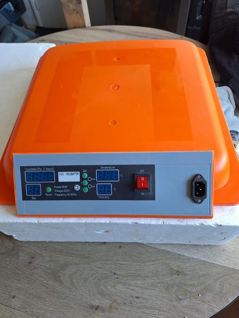 Broedmachine voor 48 eieren, Geslacht onbekend, Kip