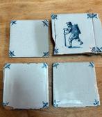 Oude boerderij tegels, 4 stuks, Ophalen, Gebruikt