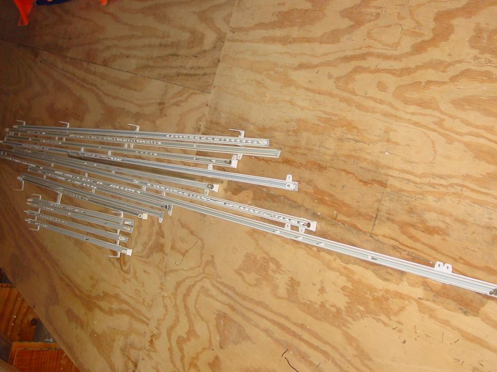 Gordijnrails kompleet, Ophalen, Gebruikt, Wit, 200 cm of meer