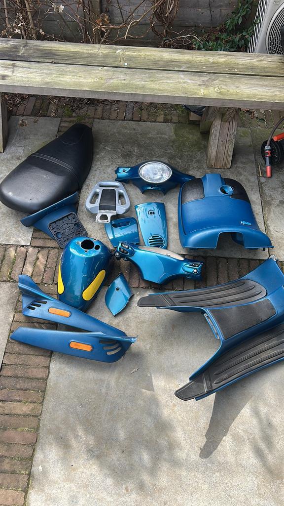 Vespa et2/4 kappenset compleet, Ophalen of Verzenden