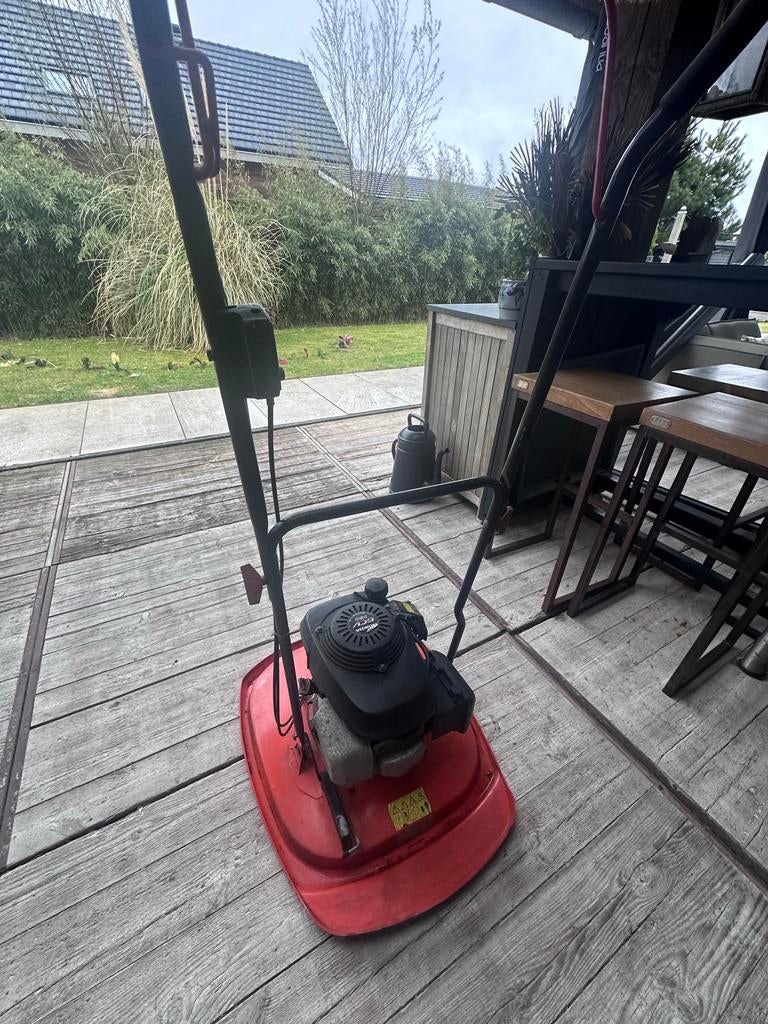 Flymo zweefmaaier XL500 Honda GCV 160, Tuin en Terras, Grasmaaiers, Ophalen, Gebruikt, Benzine-grasmaaier, 50 cm of meer