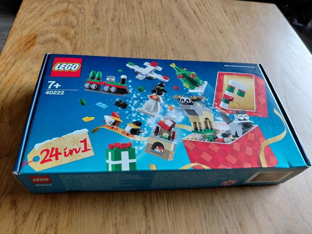 LEGO 40222 Kerstmis 24-in-1 Bouwset Nieuw, Overige thema's, Lego, Nieuw, Ophalen of Verzenden