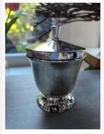 Verzilverd DE Douwe Egberts theebusje, Antiek en Kunst, Ophalen of Verzenden