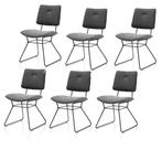 eetkamerstoel Otis Xooon antraciet **nieuw Voorraad!!**, Ophalen, Nieuw, Grijs, Vijf, Zes of meer stoelen