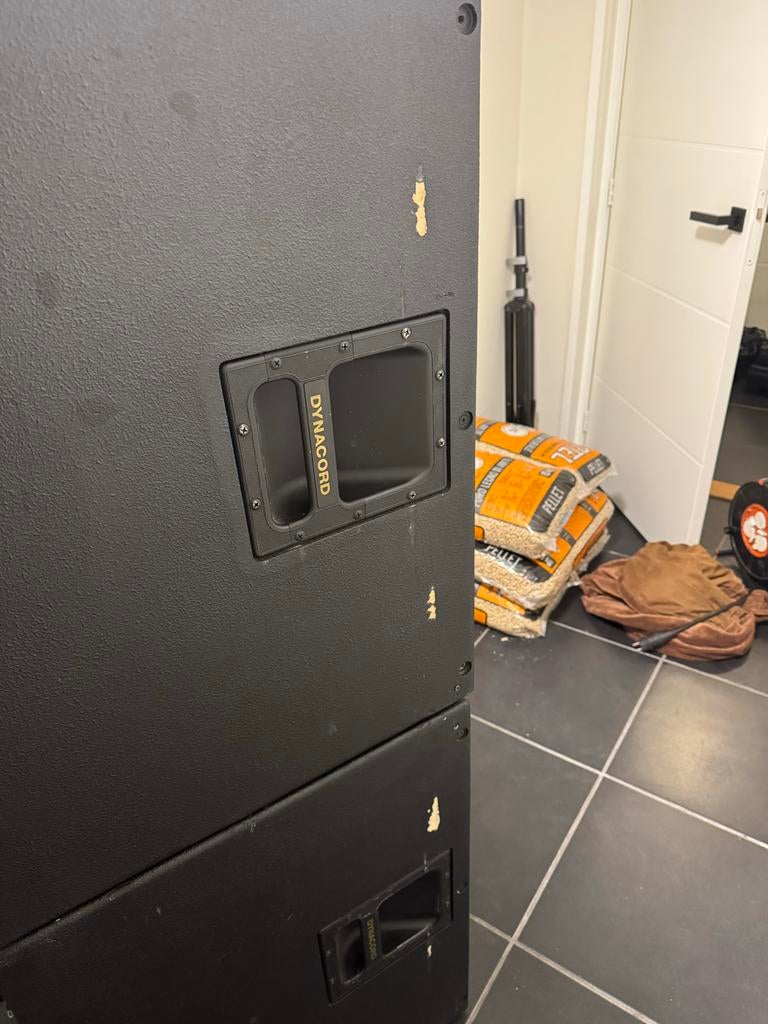 Dynacord set CP 18-1 Subwoofers  - Gebruikt, Goed Geluid, Audio, Tv en Foto, Luidsprekers, Gebruikt, Subwoofer, 120 watt of meer