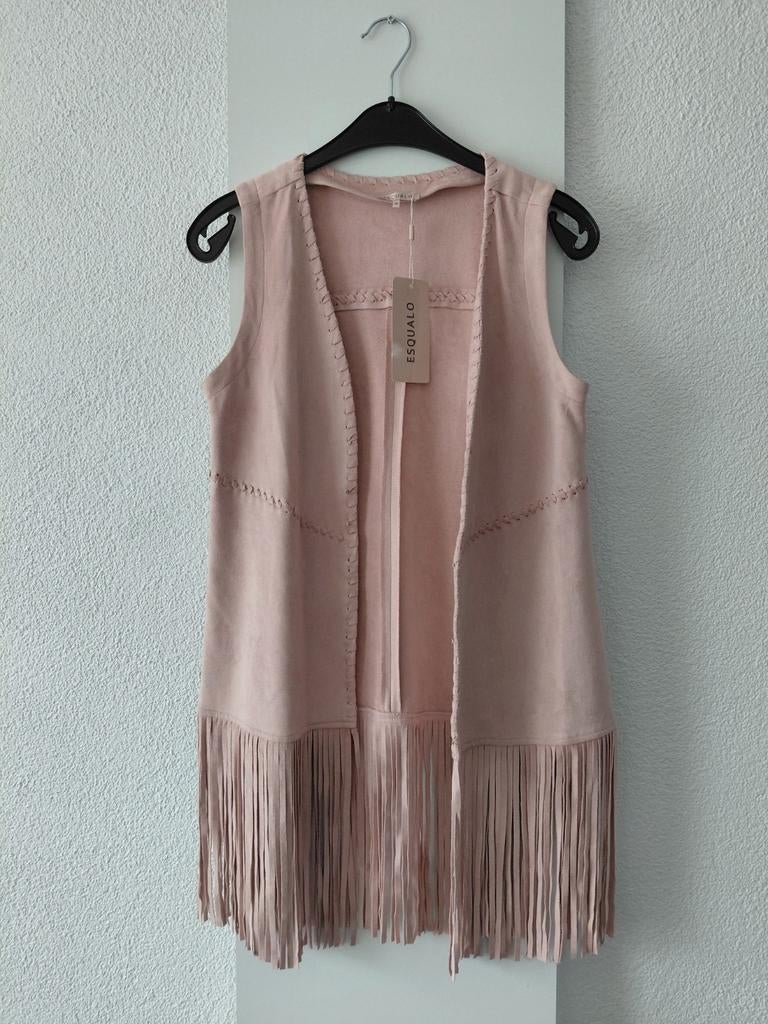 ESQUALO lang gilet S, Kleding | Dames, Bodywarmers, Ophalen of Verzenden, Roze, Maat 36 (S), Nieuw