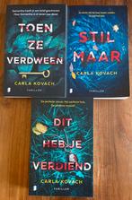 Carla Kovach, dit heb je verdiend, toen ze verdween, Boeken, Thrillers, Ophalen of Verzenden, Zo goed als nieuw, Nederland