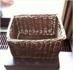 Rieten mand H 28 Br 45 D 35 cm blank, Mand, Ophalen of Verzenden, Zo goed als nieuw, Riet