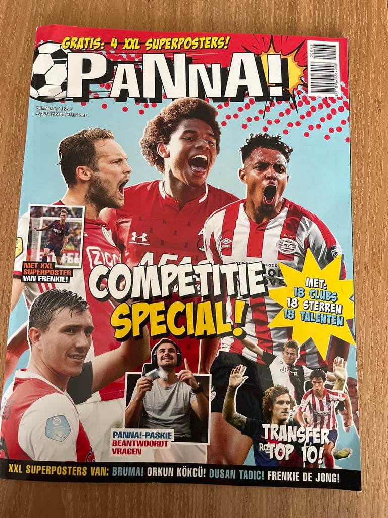 Panna! Magazine - Competitie Special 2019, Boeken, Tijdschriften en Kranten, Ophalen of Verzenden, Zo goed als nieuw, Sport en Vrije tijd
