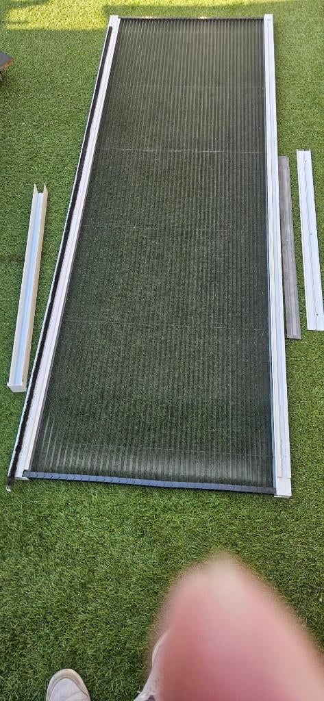 Plisse hordeur, 215 cm of meer, Hordeur, Zo goed als nieuw, Metaal