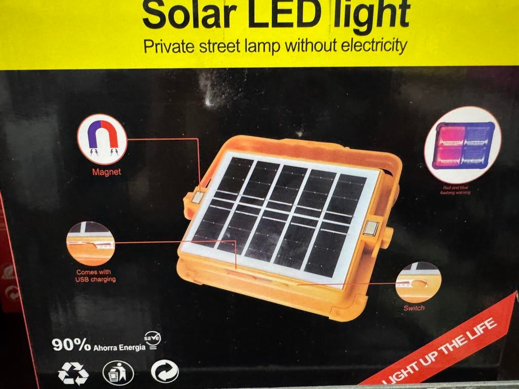 Partijhandel 10 x solar led light met kabel partij handel, Caravans en Kamperen, Ophalen of Verzenden, Nieuw, Accu