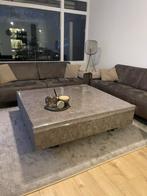 2 stuks salontafels  taupe kleur, Ophalen of Verzenden, Zo goed als nieuw