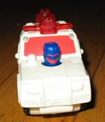 Transformers 2002 mcdonalds wit-rode auto 9x6cm, G1, Verzenden, Gebruikt