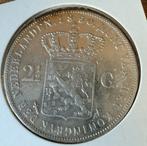 Zilveren Rijksdaalder 2½ Gulden 1850 – Willem III, Koning Willem III, Verzenden, Zilver, Losse munt