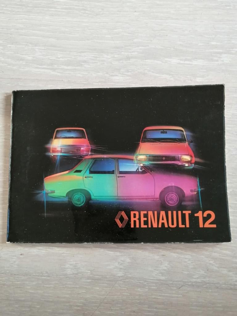 Instructieboekje renault 12 bj 1977, Ophalen of Verzenden, Zo goed als nieuw, Renault