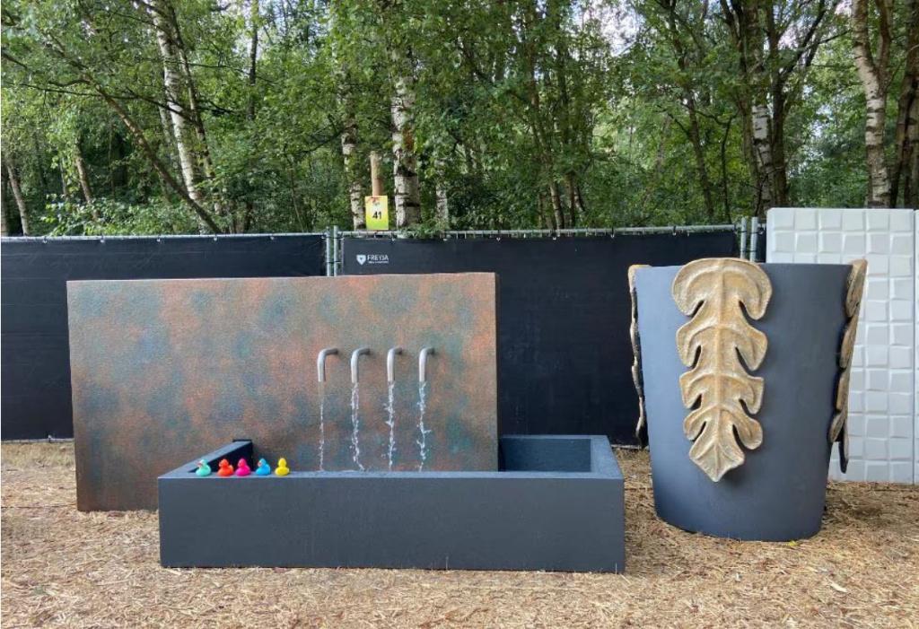 Vijver Waterpartij Fontein prefab, Ophalen of Verzenden, Zo goed als nieuw, Overige materialen, Waterornament