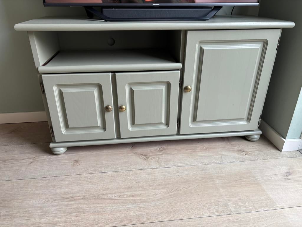Prachtige opgeknapte grenen tv kast, Huis en Inrichting, Kasten | Televisiemeubels, Ophalen, Zo goed als nieuw, 25 tot 50 cm, Minder dan 100 cm