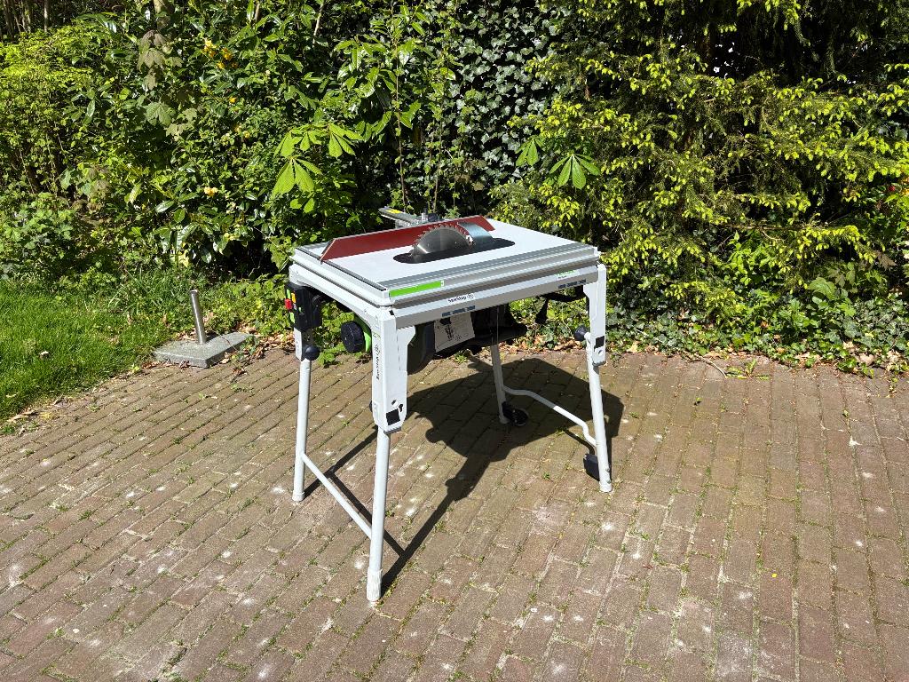 Festool TKS 80 ZGAN - zaagtafel met SawStop, Doe-het-zelf en Verbouw, Gereedschap | Zaagmachines, Ophalen, Cirkelzaag, 70 mm of meer
