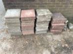 46 Betontegels 30x30 gratis, Tuin en Terras, Tegels en Klinkers, Ophalen, Gebruikt, Beton, Terrastegels