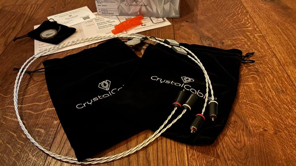 Crystal cable picollo 2 diamond rca 1meter, nieuw 699 euro, Ophalen of Verzenden, Zo goed als nieuw, Minder dan 2 meter, Interlink-kabel