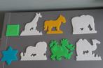 Strijkkralengrondplaten - 8 stuks o.a. dieren, Ophalen of Verzenden, Zo goed als nieuw