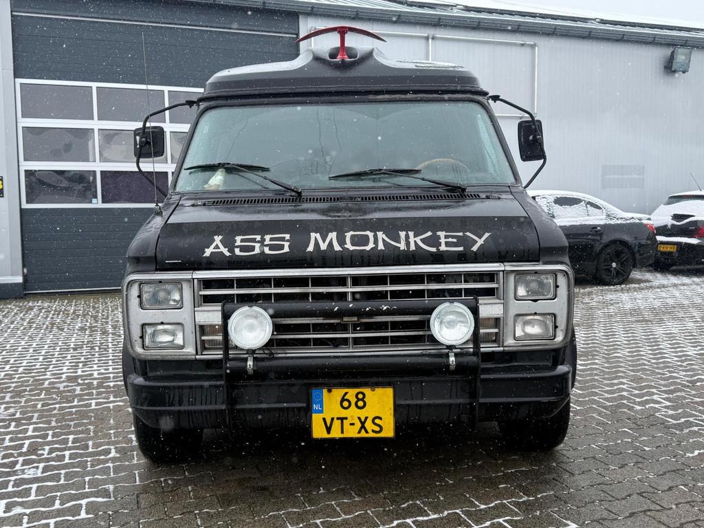 Chevrolet VANDURA 2500 Grijs kenteken LPG 1992 Chevy Van, Auto's, Gebruikt, 8 cilinders, Chevrolet, Bedrijf