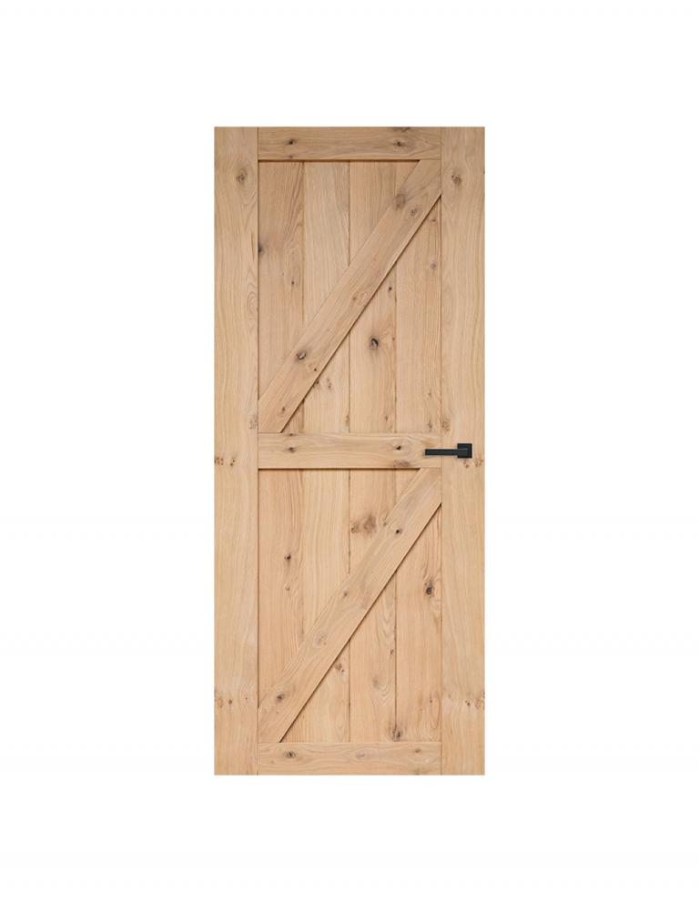 Binnendeuren stomp | Eiken Loftdeur / Barndeur / Schuifdeur, Niet ingevuld, 80 tot 100 cm, Binnendeur, Niet ingevuld