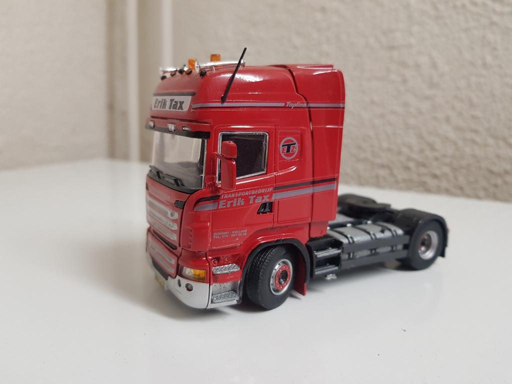 Tekno Scania code 3 model, Ophalen of Verzenden, Zo goed als nieuw, Bus of Vrachtwagen, Tekno