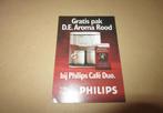 Philips sticker DE aroma rood koffie, Verzenden, Zo goed als nieuw, Bedrijf of Vereniging
