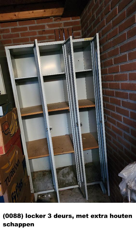 Diverse metalen archiefkasten, opbergkasten, Huis en Inrichting, Kasten | Roldeurkasten en Archiefkasten, Gebruikt, 150 tot 200 cm