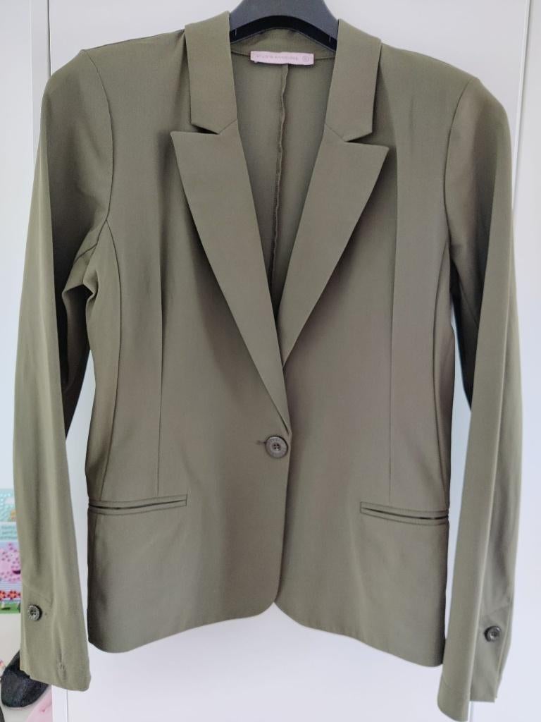 Studio Anneloes Emily blazer army green mt S, Studio Anneloes, Verzenden, Zo goed als nieuw, Jasje