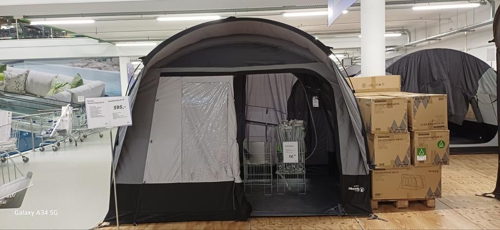 Bustent/opblaasbare Tunneltent, Caravans en Kamperen, Camper-accessoires, Ophalen of Verzenden, Nieuw