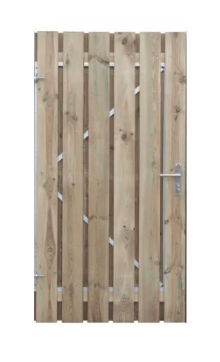 Grenen deur met stalen frame nieuw, Ophalen, 120 cm of meer, Nieuw, Buitendeur