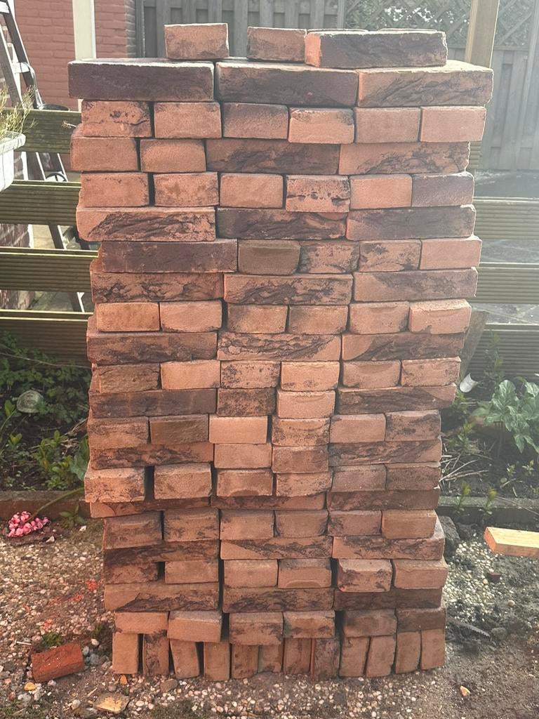 Metselstenen, Doe-het-zelf en Verbouw, Metselstenen, Ophalen of Verzenden, Zo goed als nieuw, Bakstenen