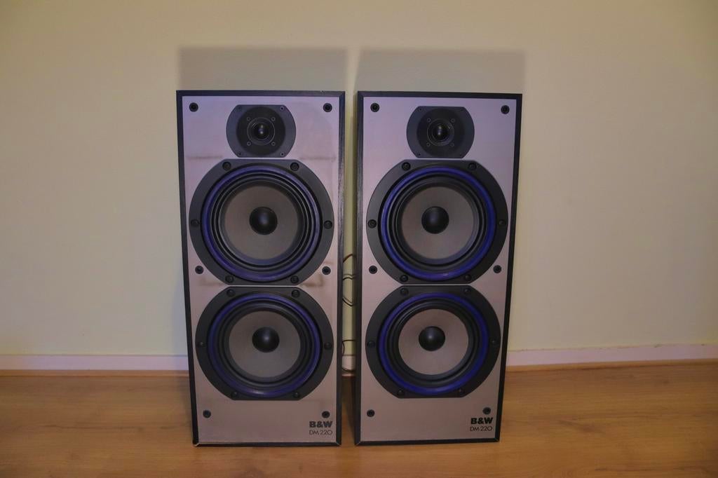 B&W DM220 speakers, Audio, Tv en Foto, Luidsprekers, Ophalen, Gebruikt, Bowers & Wilkins (B&W), 120 watt of meer