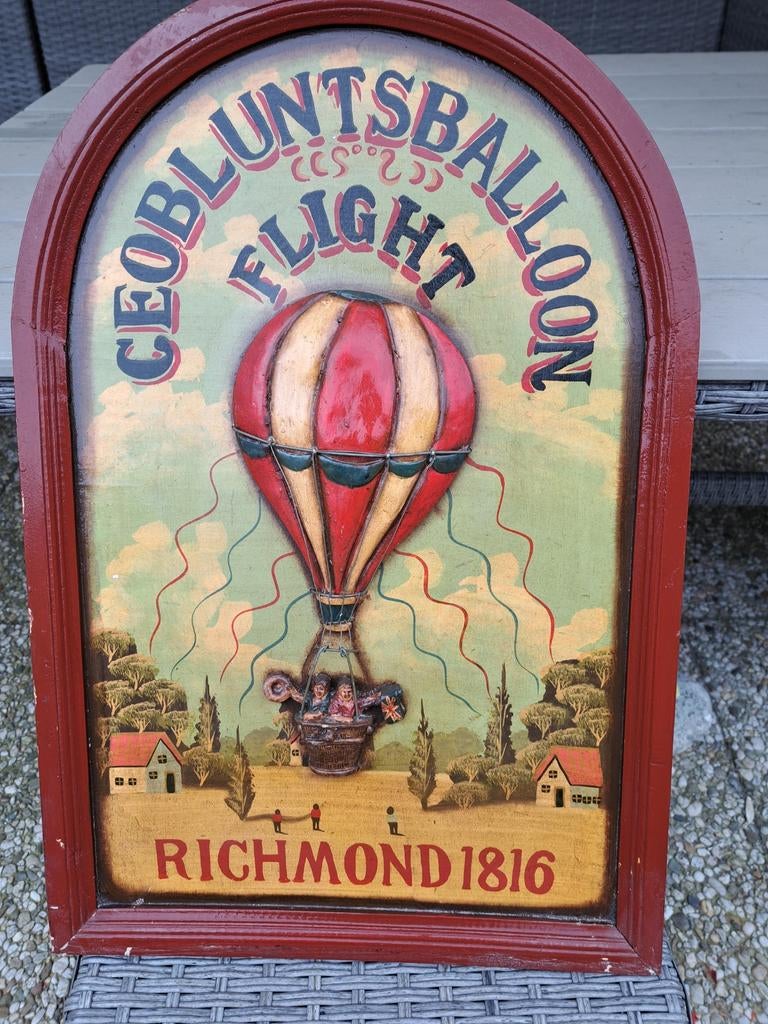 Mooi antiek wandbord, Antiek en Kunst, Ophalen of Verzenden