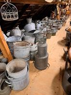 Zinken emmers, Ophalen, Gebruikt, Minder dan 30 cm, Rond