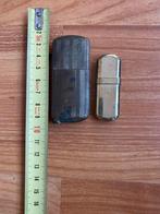 Set van 2 Vintage Messing Aanstekers - Oude Zak aanstekers, Ophalen of Verzenden, Gebruikt, Aansteker