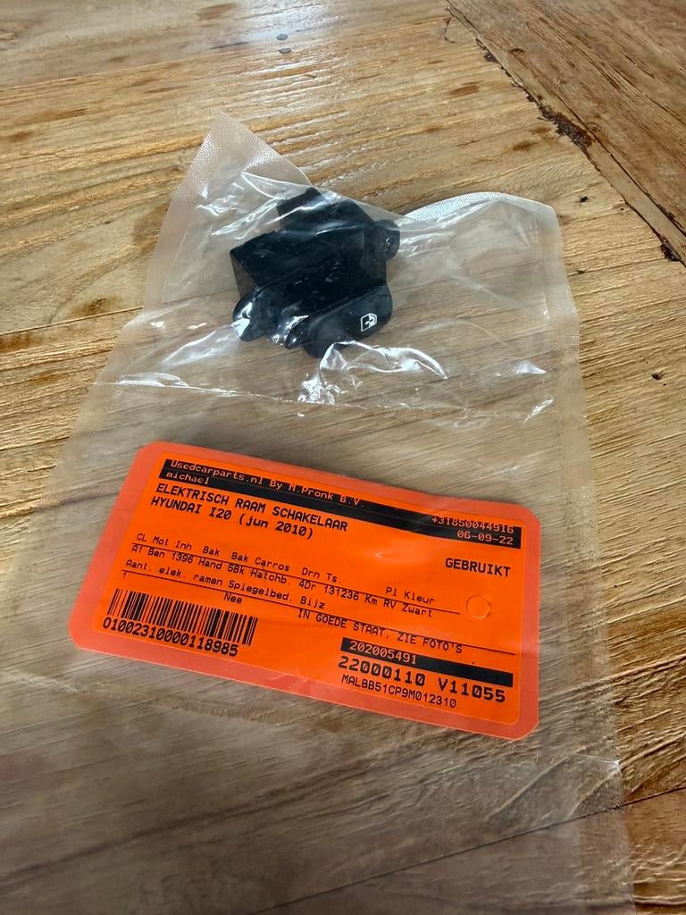 202005491: Raamschakelaar voor Hyundai i20, Auto-onderdelen, Interieur en Bekleding, Ophalen of Verzenden, Gebruikt, Hyundai