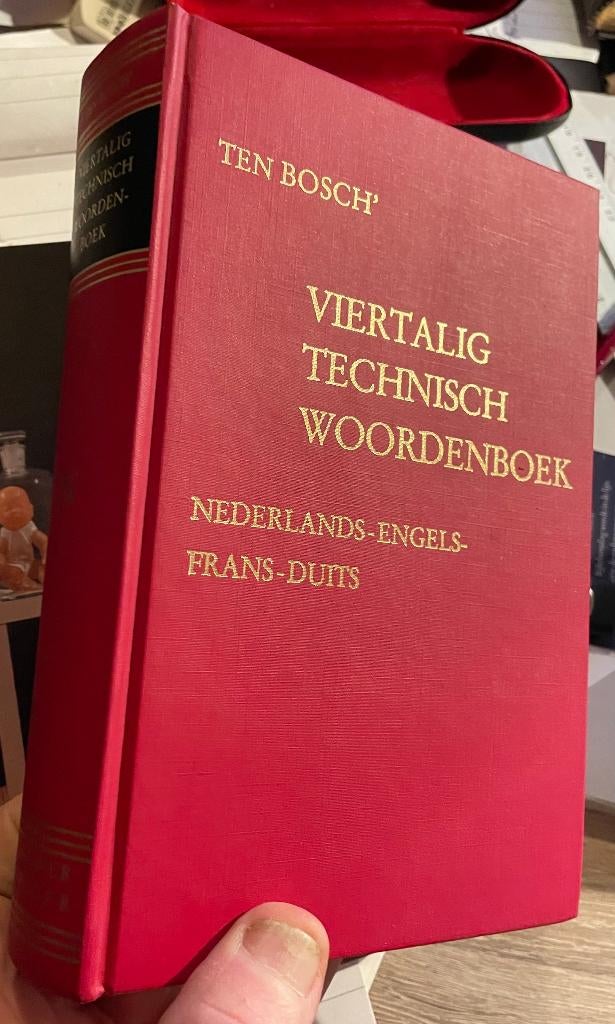 Ten Bosch' Viertalig Technisch Woordenboek, Boeken, Gelezen, Ophalen of Verzenden, E.L. Oberg, Overige onderwerpen