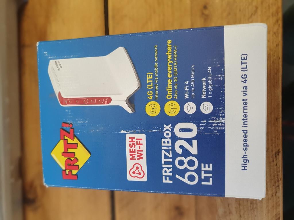 Frizbox router 6820 LTE, kort gebruikt, goede staat, Ophalen, Zo goed als nieuw, Router, FritzBox