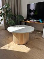 Meerdere Salontafels - Marmer, Mangohout, Industrieel, Ophalen, 50 tot 100 cm, Rond, Zo goed als nieuw