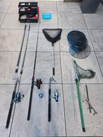 Complete visuitrusting: werphengels, vaste hengels, netten, Watersport en Boten, Ophalen