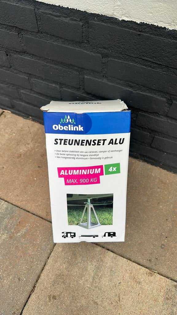 Steunen voor stabiliseren camper of caravan, Caravans en Kamperen, Camper-accessoires, Ophalen, Nieuw