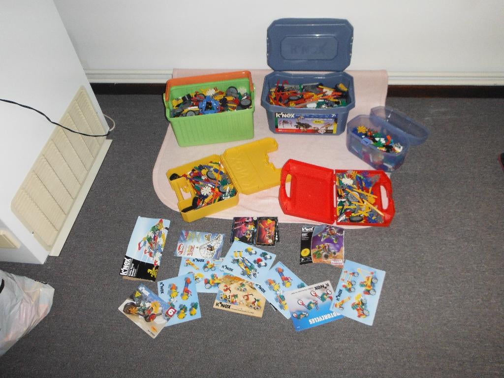 heel veel knex 7 1/2 kg, Kinderen en Baby's, Speelgoed | Bouwstenen, Ophalen, Zo goed als nieuw, K'nex